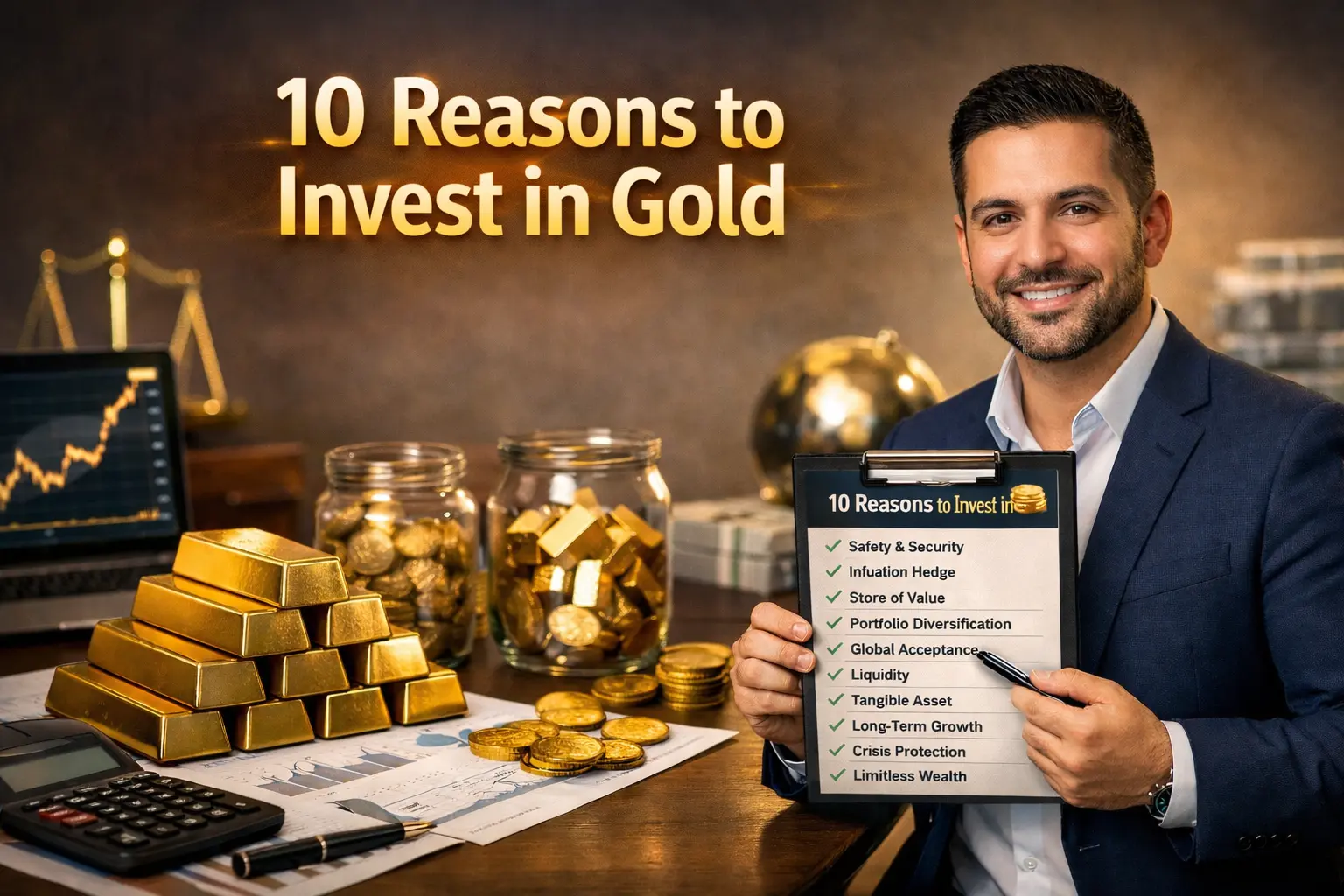 10 Reasons to Invest in Gold
