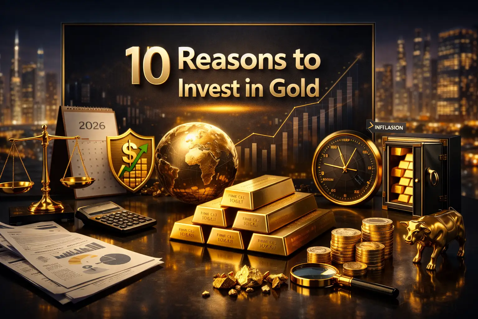 10 Reasons to Invest in Gold
