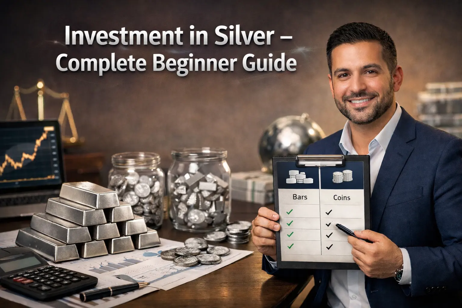 Investment in Silver – Complete Beginner Guide 2026