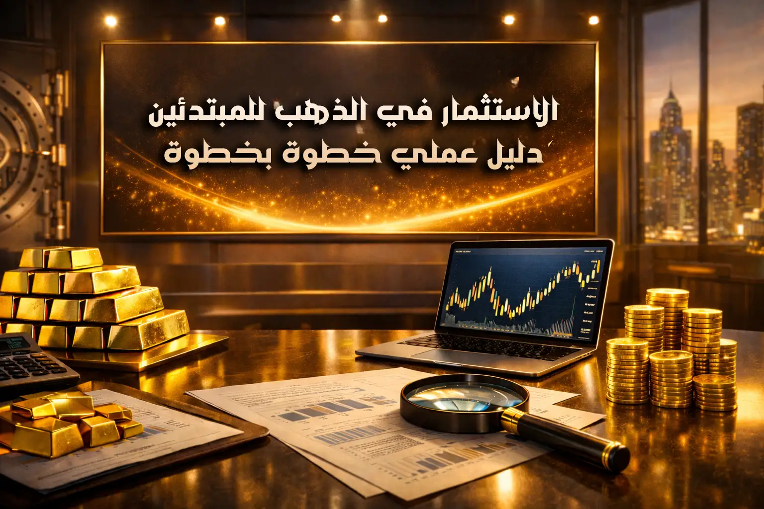 الاستثمار في الذهب للمبتدئين
