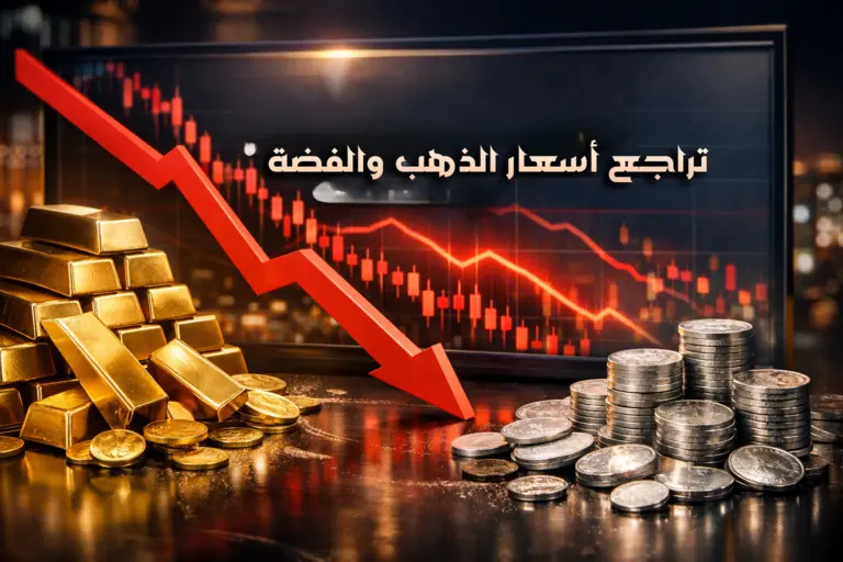 تراجع أسعار الذهب والفضة