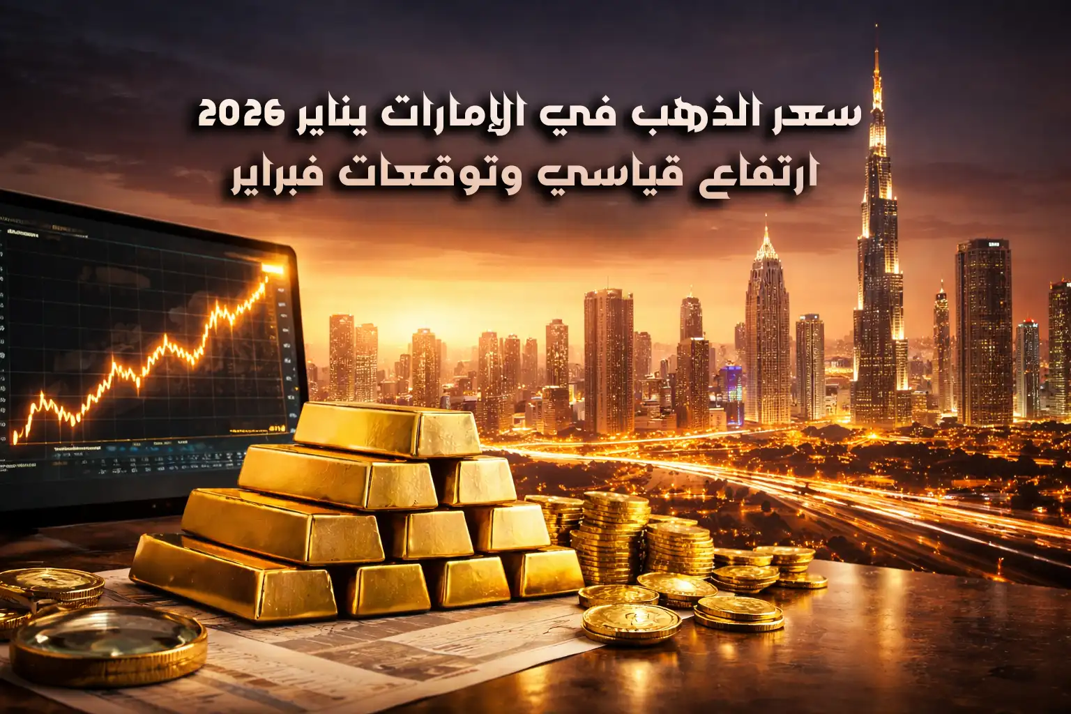 سعر الذهب في الإمارات يناير 2026