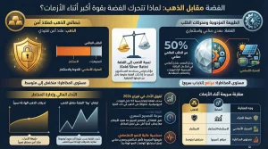 لماذا تتحرك الفضة بقوة أكبر من الذهب أثناء الأزمات
