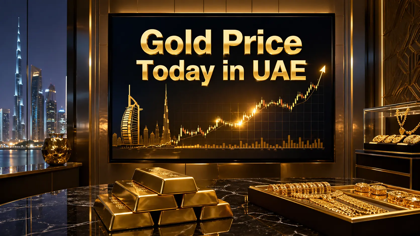 gold price today in UAE per gram and ounce