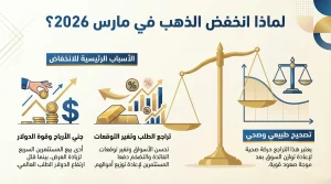 توقعات أسعار الذهب في الإمارات بعد مارس 2026 توضح سيناريو الصعود والهبوط المحتمل