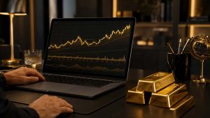 Tracking gold price drops before buying gold bars in the UAE